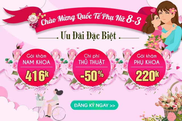 Ưu đãi đặc biệt chào mừng ngày Quốc tế Phụ nữ 8-3